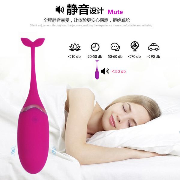 Trứng rung cá heo giá rẻ điều khiển từ xa 10 chế độ cực mạnh