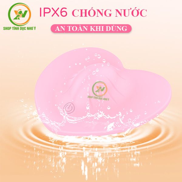 Trứng rung hình trái tim 9 tần số điều khiển từ xa qua APP