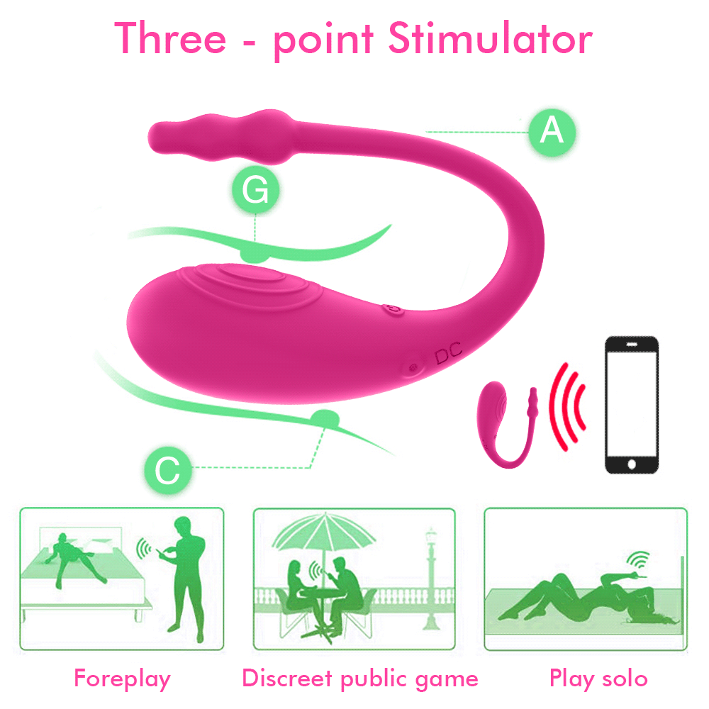 Trứng rung siêu mạnh 9 chế độ Alwup HAPPY EGG G-Spot