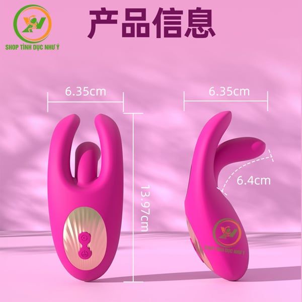Trứng rung tình yêu massage điểm G thiết kế ngón tay móc cua