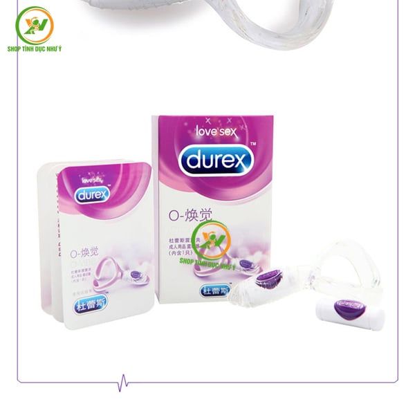 Vòng đeo dương vật chống xuất tinh sớm kèm rung Durex