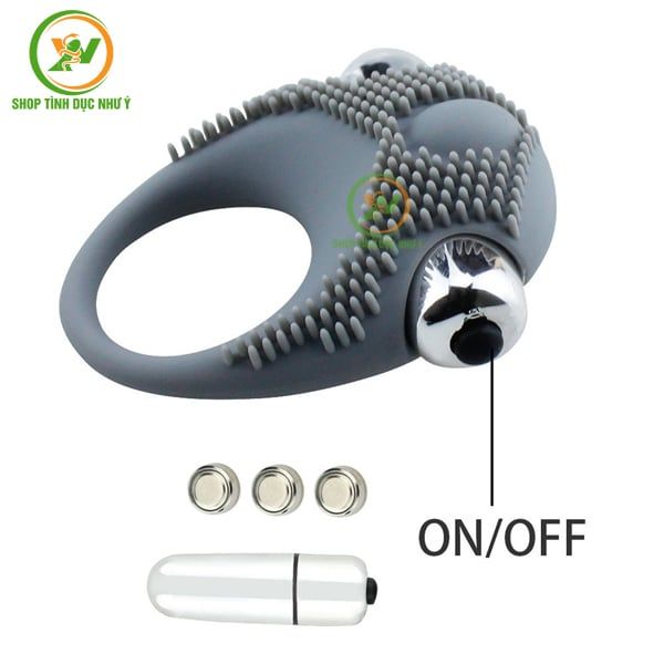 Vòng silicon đeo dương vật ngụy trang chiếc nhẫn rung cực mạnh