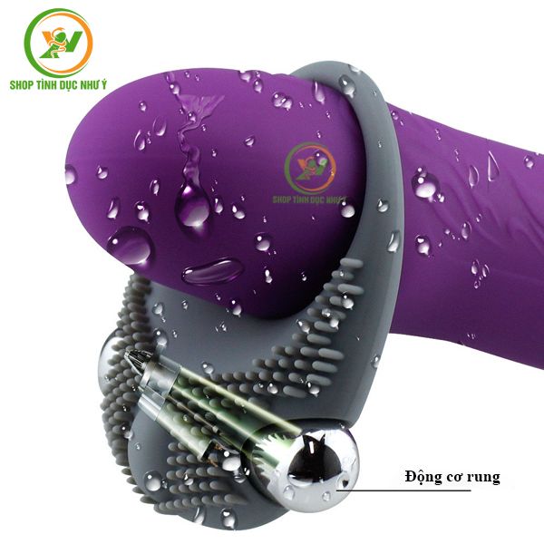 Vòng silicon đeo dương vật ngụy trang chiếc nhẫn rung cực mạnh