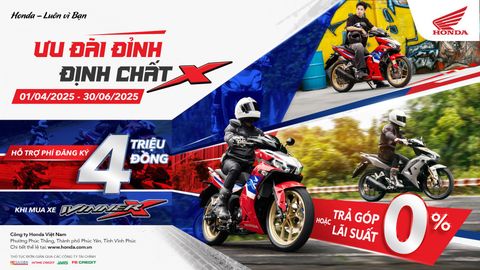 CTKM “Ưu đãi đỉnh - Định chất X” dành cho Winner X