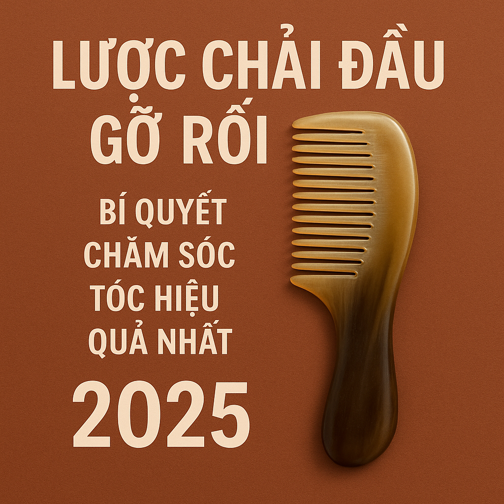 Lược Chải Đầu Gỡ Rối: Bí Quyết Chăm Sóc Tóc Hiệu Quả Nhất 2025