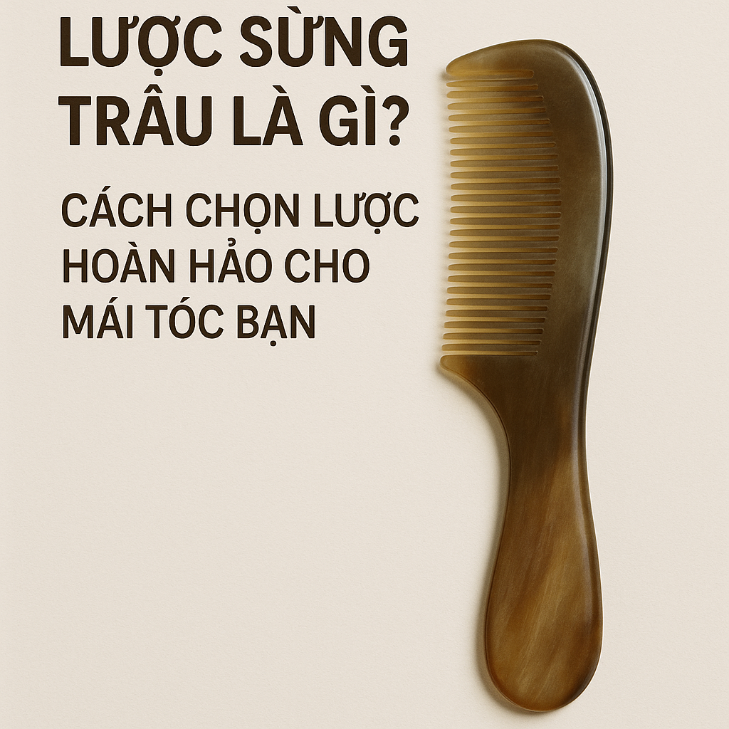 Lược Sừng Trâu Là Gì? Giải Mã Từ A-Z Về Phân Loại, Công Dụng & Cách Chọn Lược Hoàn Hảo Cho Mái Tóc Bạn