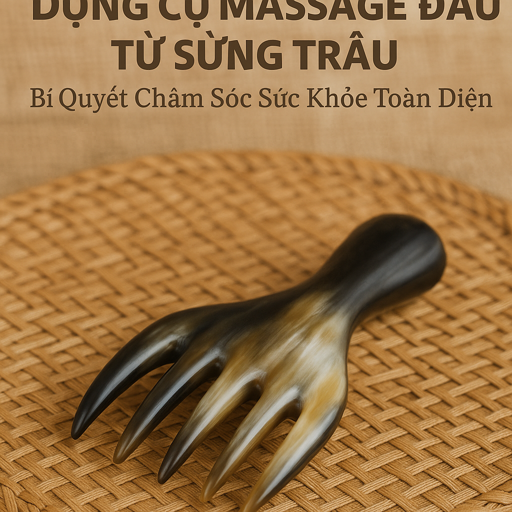 Dụng Cụ Massage Đầu Từ Sừng Trâu: Bí Quyết Chăm Sóc Sức Khỏe Toàn Diện