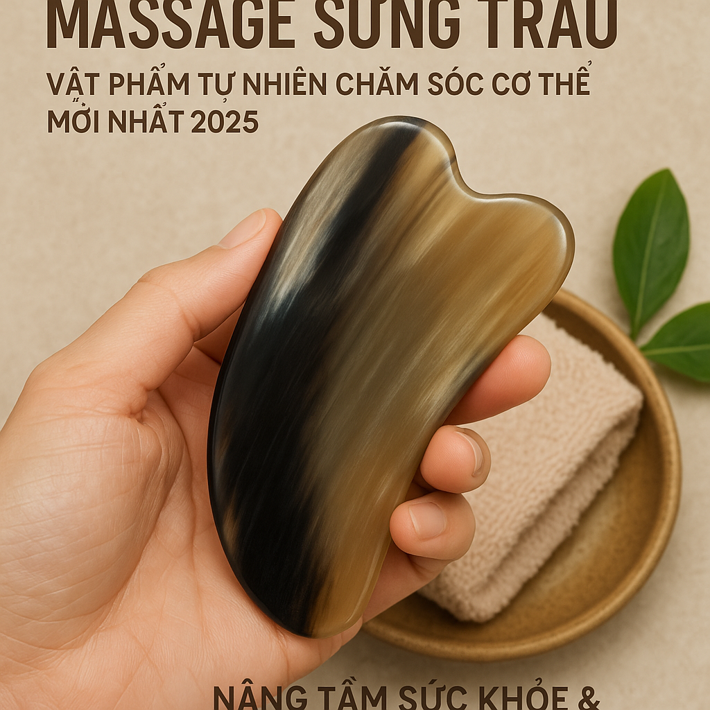 Dụng Cụ Massage Sừng Trâu: Vật Phẩm Tự Nhiên Chăm Sóc Cơ Thể Mới Nhất 2025 – Nâng Tầm Sức Khỏe & Thư Giãn Chuẩn Spa Tại Gia