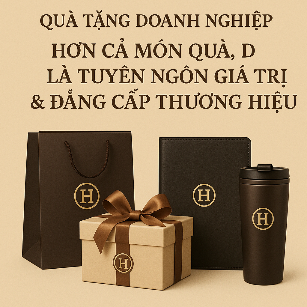 Quà Tặng Doanh Nghiệp: Hơn Cả Món Quà, Đó Là Tuyên Ngôn Giá Trị & Đẳng Cấp Thương Hiệu