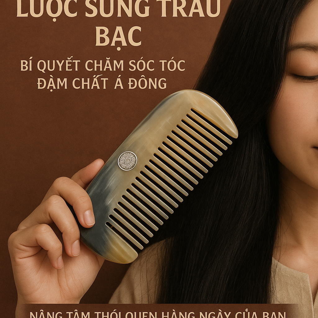 Lược Sừng Trâu Bạc – Bí Quyết Chăm Sóc Tóc Đậm Chất Á Đông: Nâng Tầm Thói Quen Hàng Ngày Của Bạn