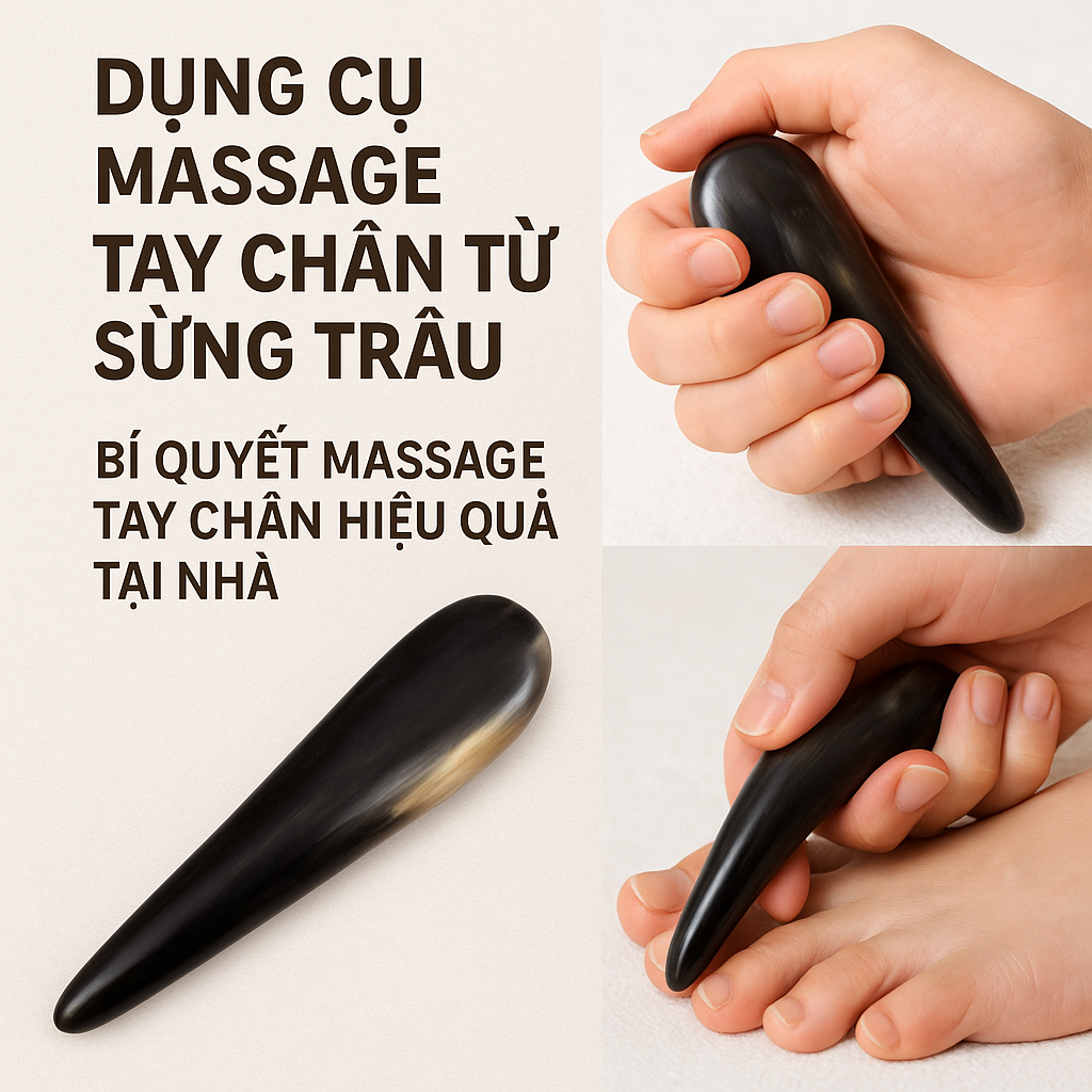 Dụng Cụ Massage Tay Chân Từ Sừng Trâu: Bí Quyết Massage Tay Chân Hiệu Quả Tại Nhà