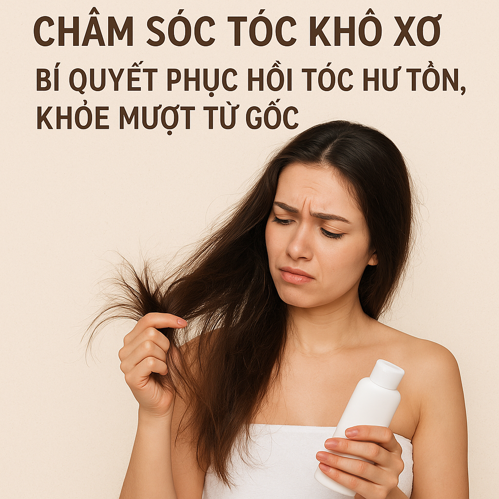 Chăm Sóc Tóc Khô Xơ: Bí Quyết Phục Hồi Tóc Hư Tổn, Khỏe Mượt Từ Gốc