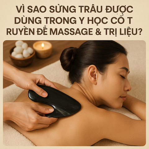 Vì Sao Sừng Trâu Được Dùng Trong Y Học Cổ Truyền Để Massage & Trị Liệu?