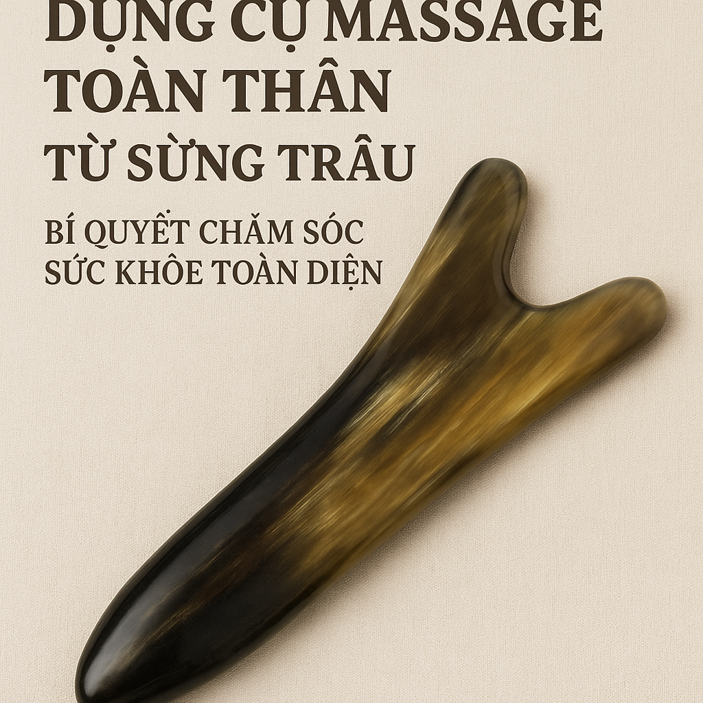 Dụng Cụ Massage Toàn Thân Từ Sừng Trâu: Bí Quyết Chăm Sóc Sức Khỏe Toàn Diện