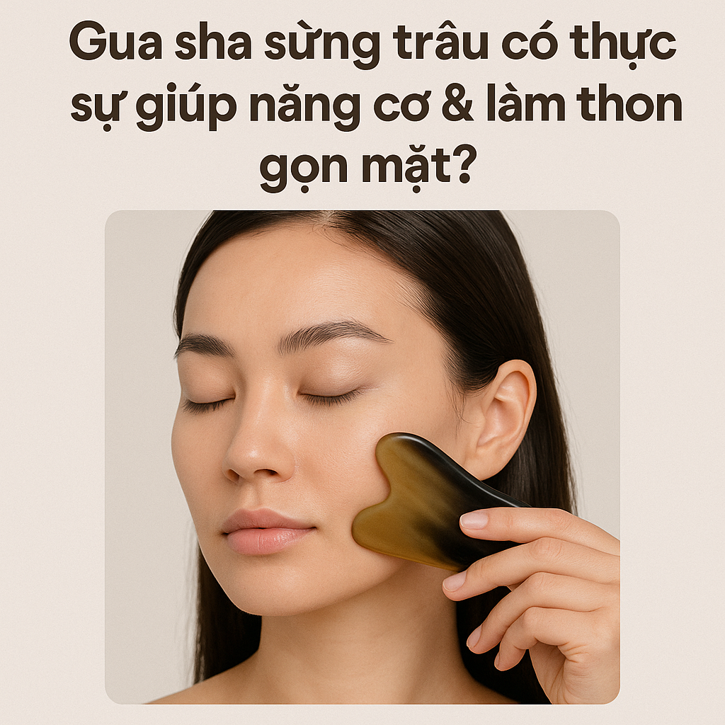 Gua Sha Sừng Trâu Có Thực Sự Giúp Nâng Cơ & Làm Thon Gọn Mặt?