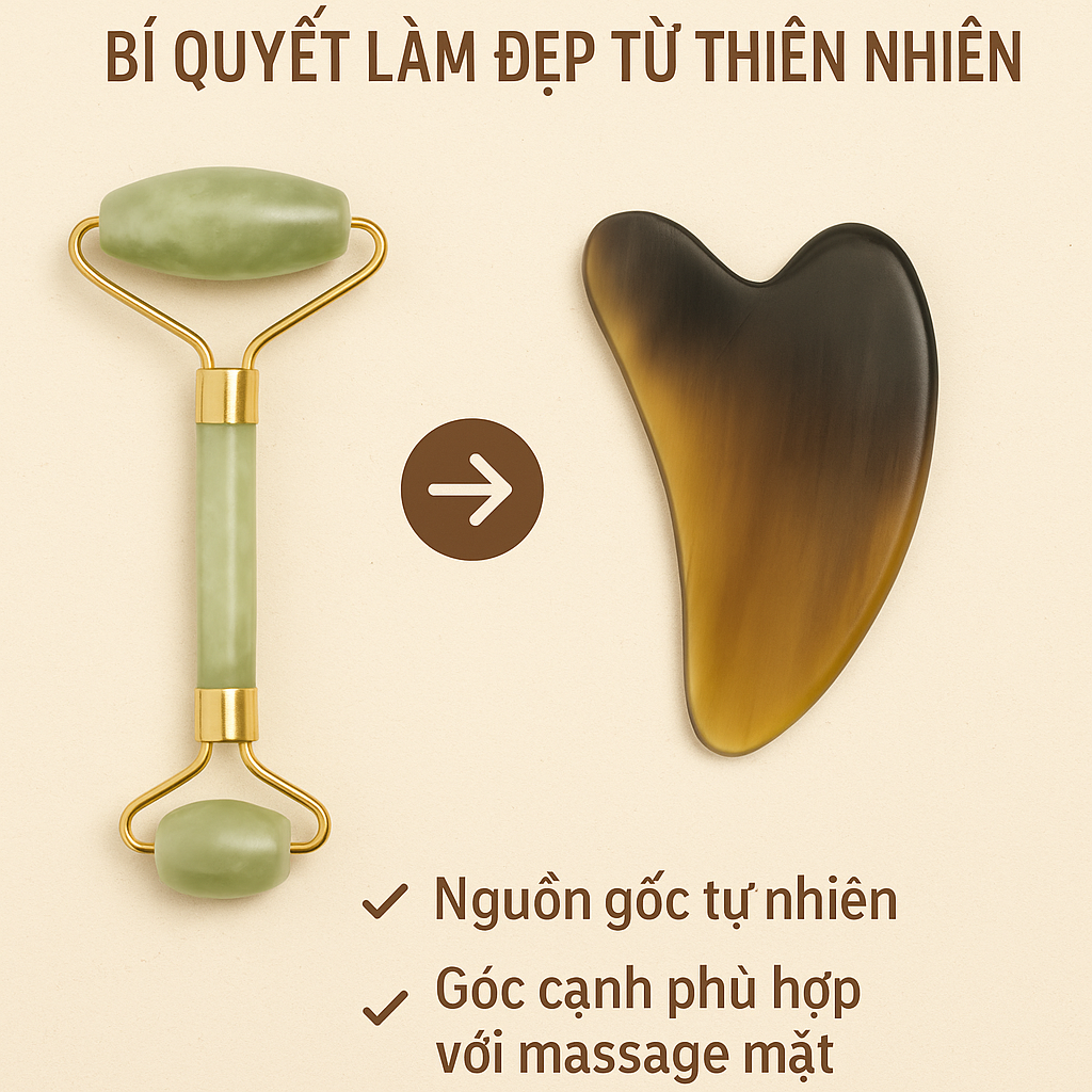 Lý Do Nên Thay Thanh Lăn Đá Bằng Gua Sha Sừng Trâu - Bí Quyết Làm Đẹp Từ Thiên Nhiên