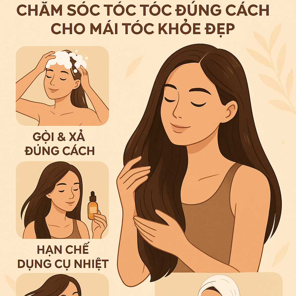 Chăm Sóc Tóc Tại Nhà: Bí Quyết Chăm Sóc Tóc Đúng Cách Cho Mái Tóc Khỏe Đẹp