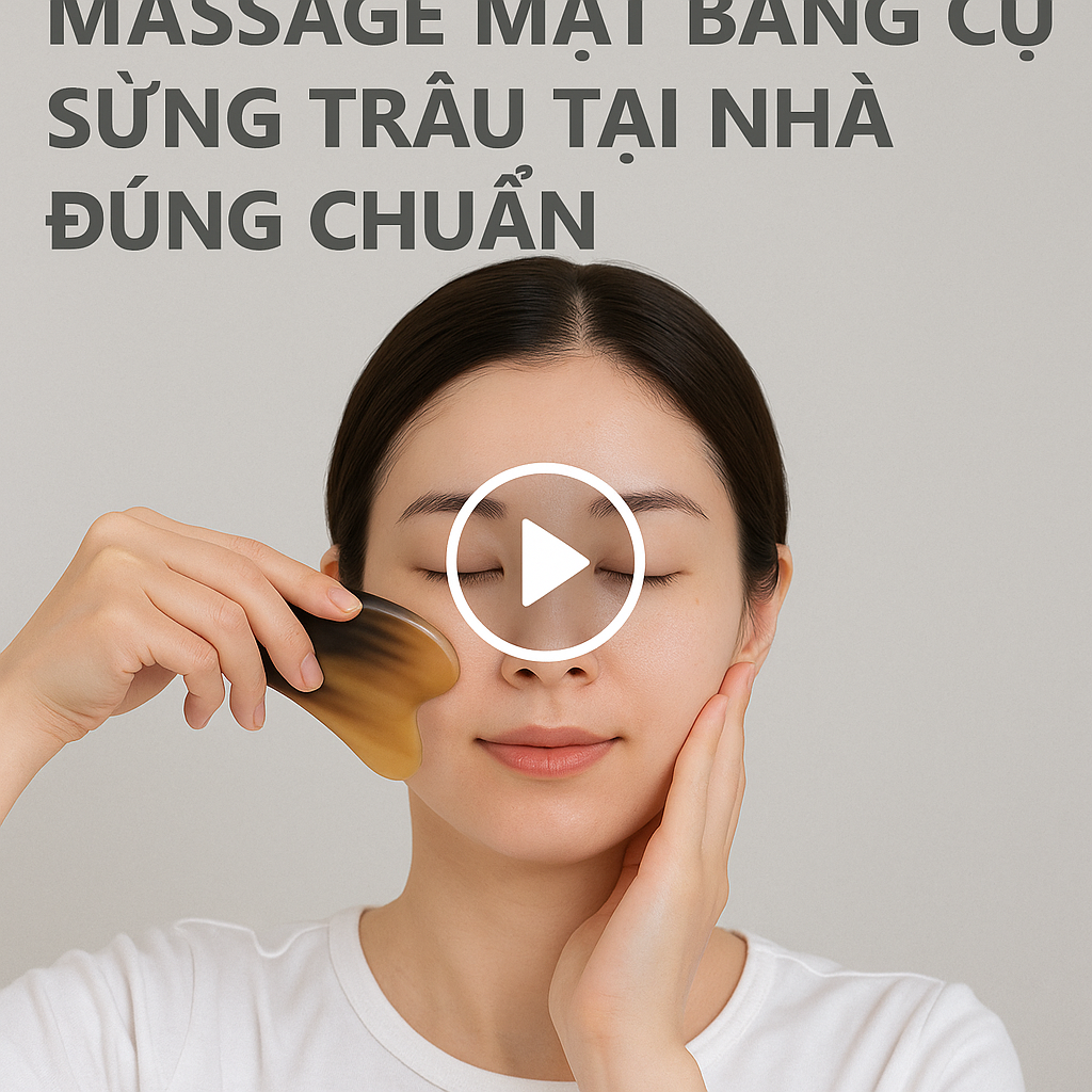 Video Hướng Dẫn: Massage Mặt Bằng Dụng Cụ Sừng Trâu Tại Nhà Đúng Chuẩn