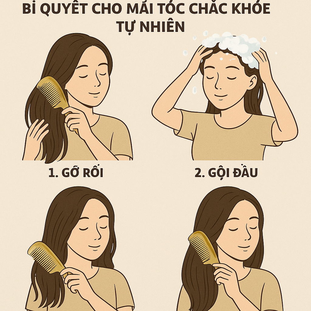Các Bước Chăm Sóc Tóc với Lược Sừng Trâu: Bí Quyết Cho Mái Tóc Chắc Khỏe Tự Nhiên