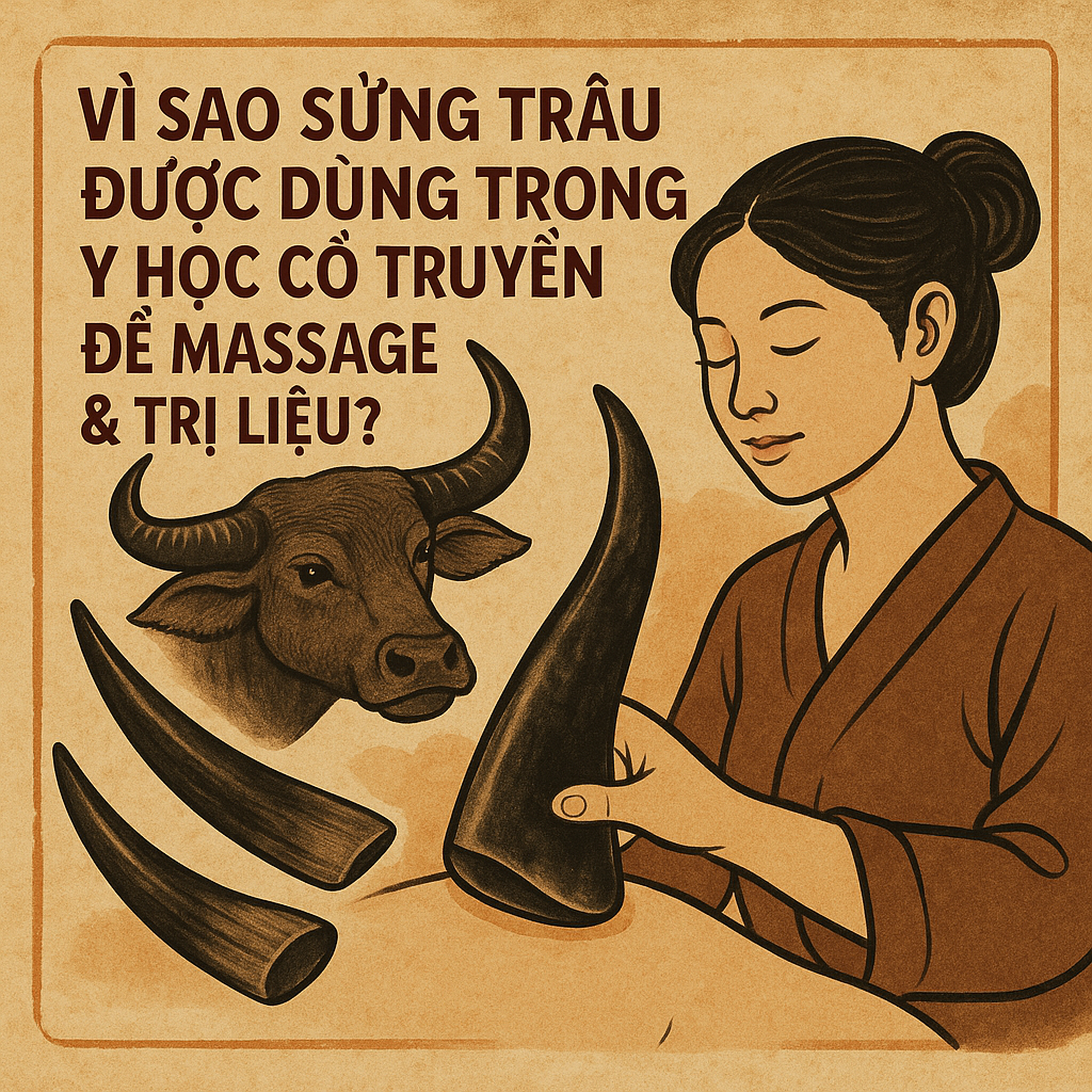 Vì Sao Sừng Trâu Được Dùng Trong Y Học Cổ Truyền Để Massage & Trị Liệu?