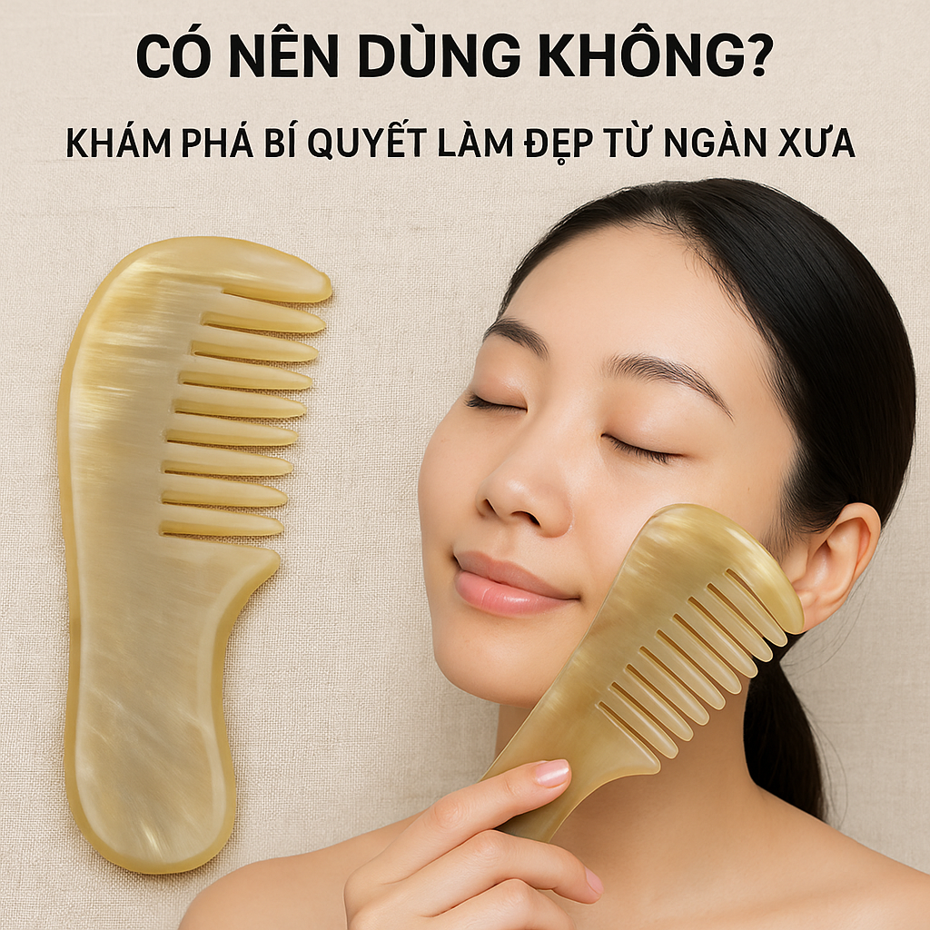 Lược Sừng Trâu Massage Mặt – Có Nên Dùng Không? Khám Phá Bí Quyết Làm Đẹp Từ Ngàn Xưa