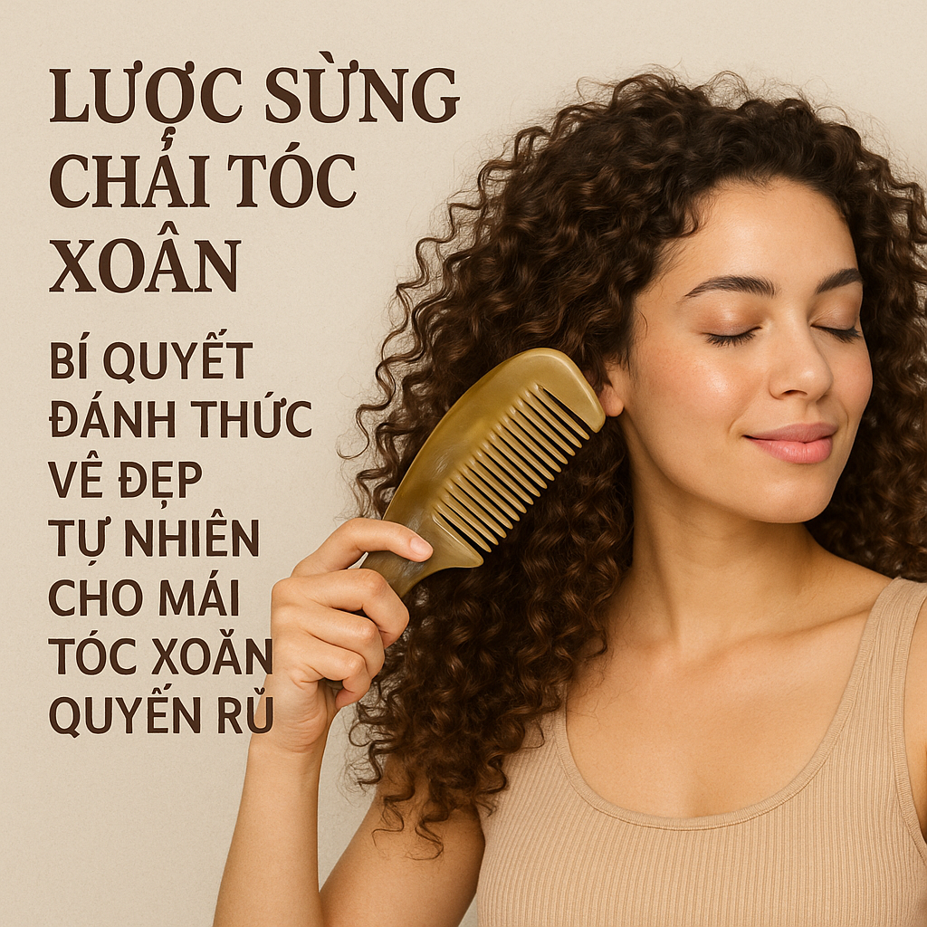 Lược Sừng Chải Tóc Xoăn: Bí Quyết Đánh Thức Vẻ Đẹp Tự Nhiên Cho Mái Tóc Xoăn Quyến Rũ