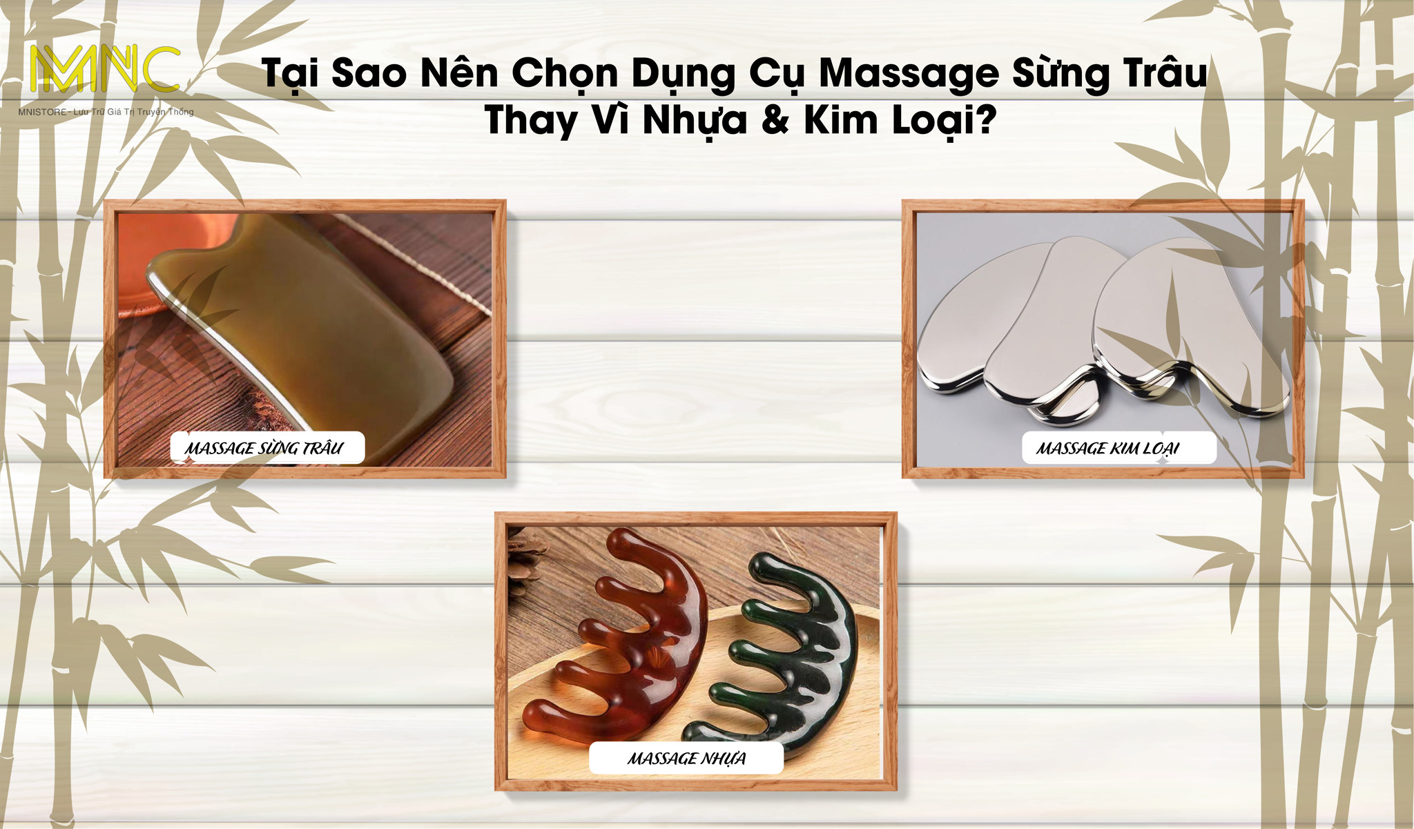 Tại Sao Nên Chọn Dụng Cụ Massage Sừng Trâu Thay Vì Nhựa & Kim Loại?