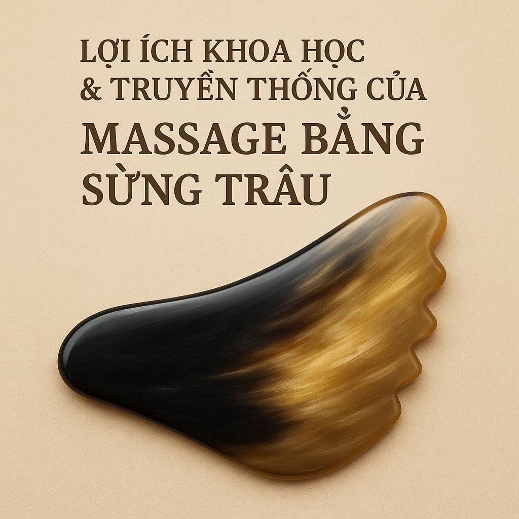 Lợi Ích Khoa Học & Truyền Thống Của Massage Bằng Sừng Trâu