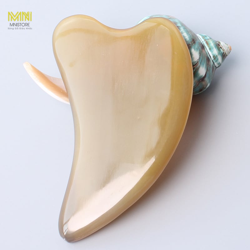 Dụng cụ massage mặt sừng trâu