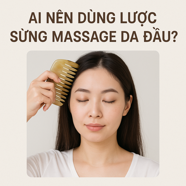 Ai Nên Dùng Lược Sừng Massage Da Đầu?