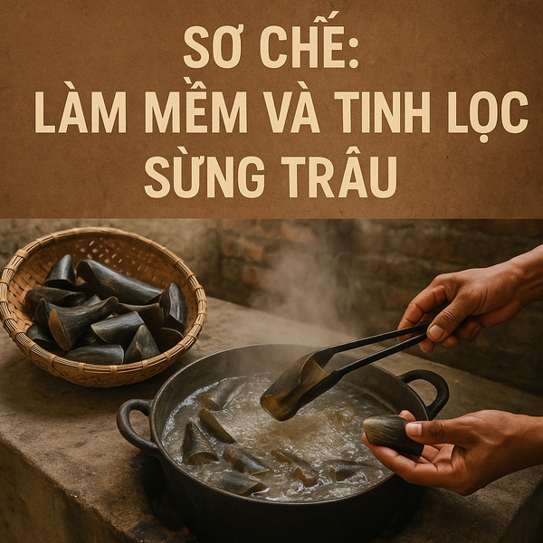 Sơ Chế: Làm Mềm Và Tinh Lọc