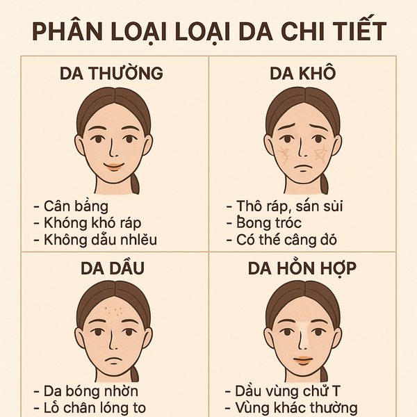 Phân Loại Loại Da Chi Tiết