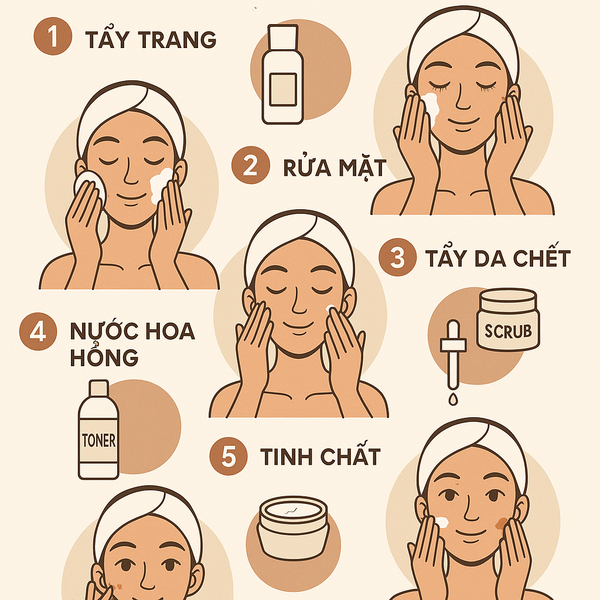 7 Bước Chăm Sóc Da Mặt Toàn Diện Chuẩn Chuyên Gia