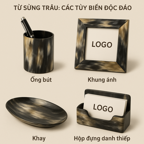Lựa Chọn Quà Tặng Doanh Nghiệp Từ Sừng Trâu: Các Tùy Biến Độc Đáo