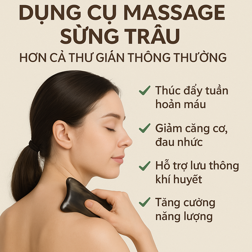 Công Dụng Tuyệt Vời Của Dụng Cụ Massage Sừng Trâu