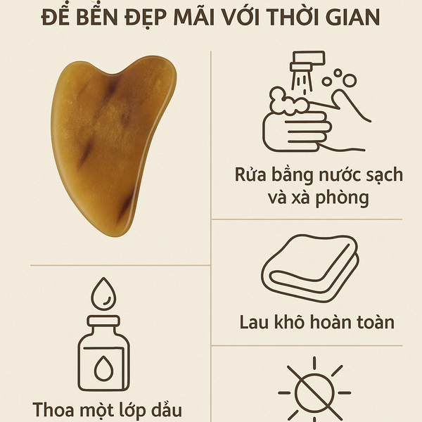 Hướng Dẫn Bảo Quản Dụng Cụ Massage Mặt Bằng Sừng Trâu Để Bền Đẹp Mãi Với Thời Gian
