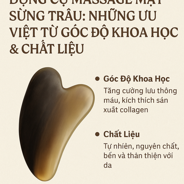 Dụng Cụ Massage Mặt Sừng Trâu: Những Ưu Việt Từ Góc Độ Khoa Học & Chất Liệu
