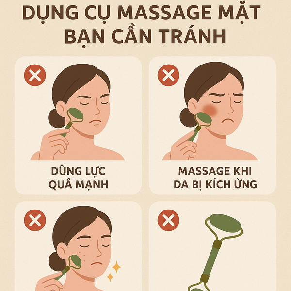 Những Sai Lầm Khi Sử Dụng Dụng Cụ Massage Mặt Bạn Cần Tránh