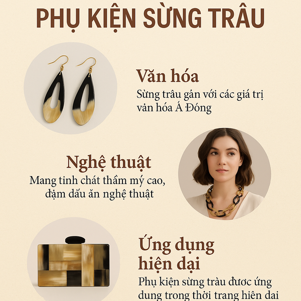 Giá Trị Văn Hóa – Nghệ Thuật – Ứng Dụng Hiện Đại Của Phụ Kiện Sừng Trâu