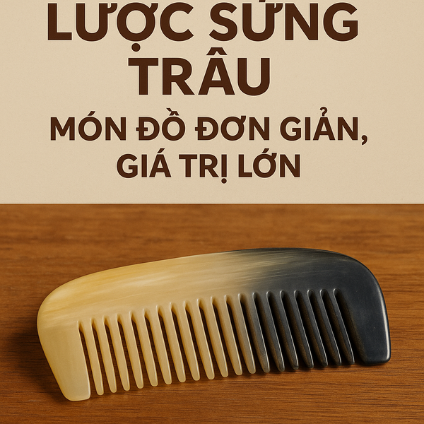 Lược Sừng Trâu: Món Đồ Đơn Giản, Giá Trị Lớn