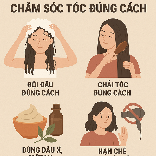 Thói Quen Lành Mạnh Để Chăm Sóc Tóc Đúng Cách
