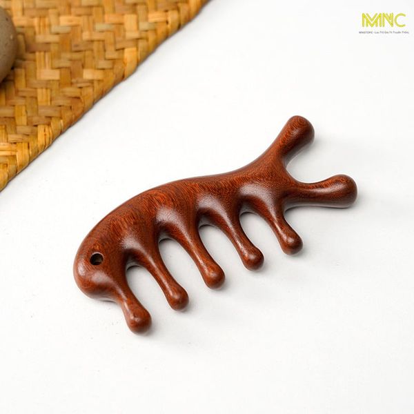 Lược gỗ massage