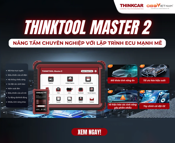 Thinktool Master 2: Nâng Tầm Chuyên Nghiệp Với Lập Trình ECU Mạnh Mẽ