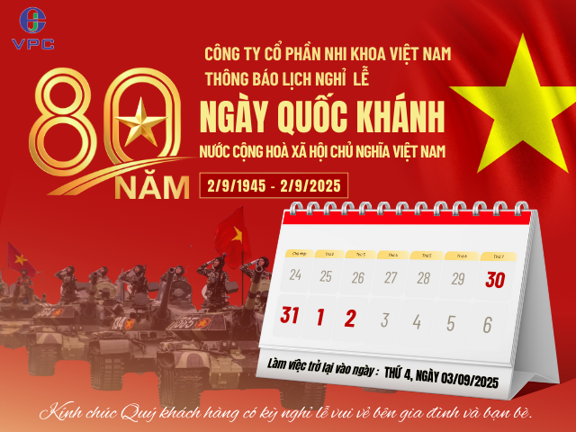 Thông báo lịch nghỉ lễ Quốc khánh 02/9/2025