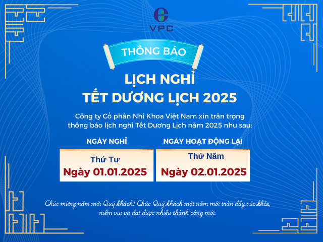 THÔNG BÁO LỊCH NGHỈ TẾT DƯƠNG LỊCH 2025