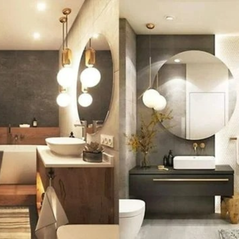 Ý tưởng trang trí nội thất phòng tắm sang trọng