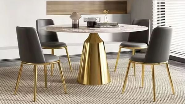 bàn ăn mặt đá thông minh - laviehome