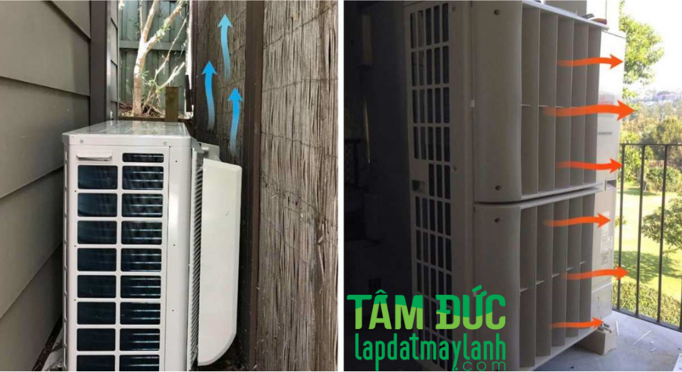 Thiết bị chuyển đổi hướng gió dàn nóng máy lạnh