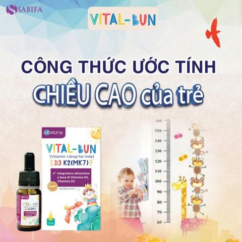 CÔNG THỨC ƯỚC TÍNH CHIỀU CAO CỦA TRẺ