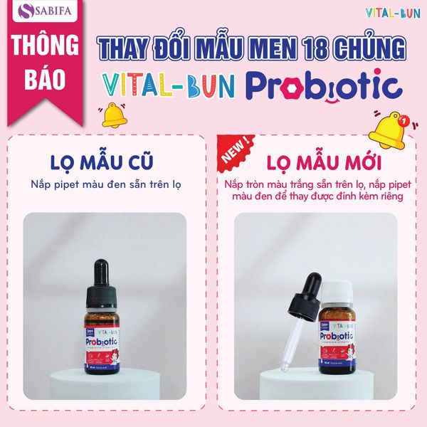 Thay đổi mẫu Men 18 chủng số 1